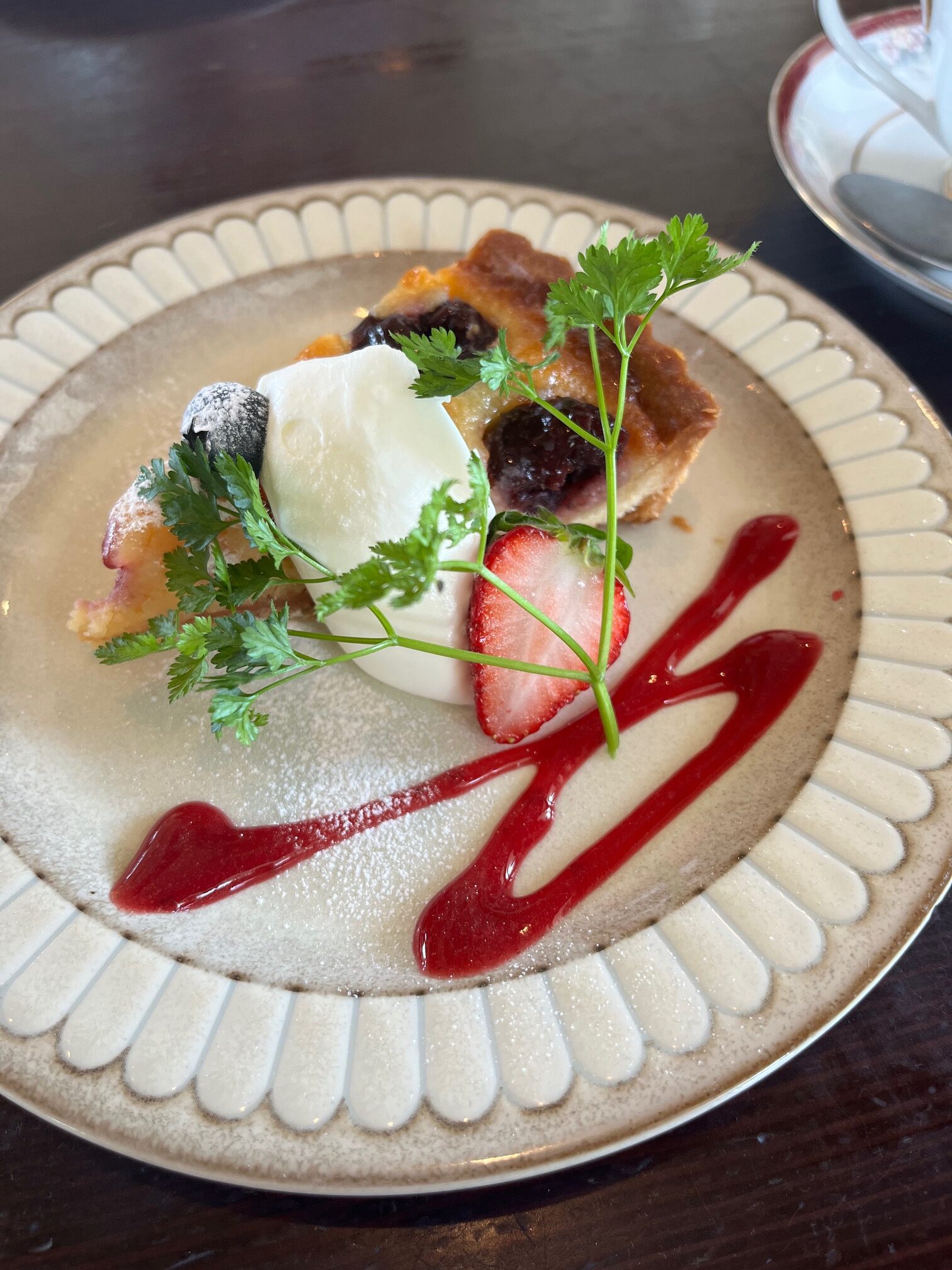 カフェのケーキ